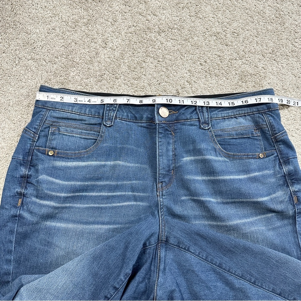 Democracy Women’s Ab Solution Booty Lift Blue Plus Jeggings Jeans Blue Denim 18W - Picture 11 of 15